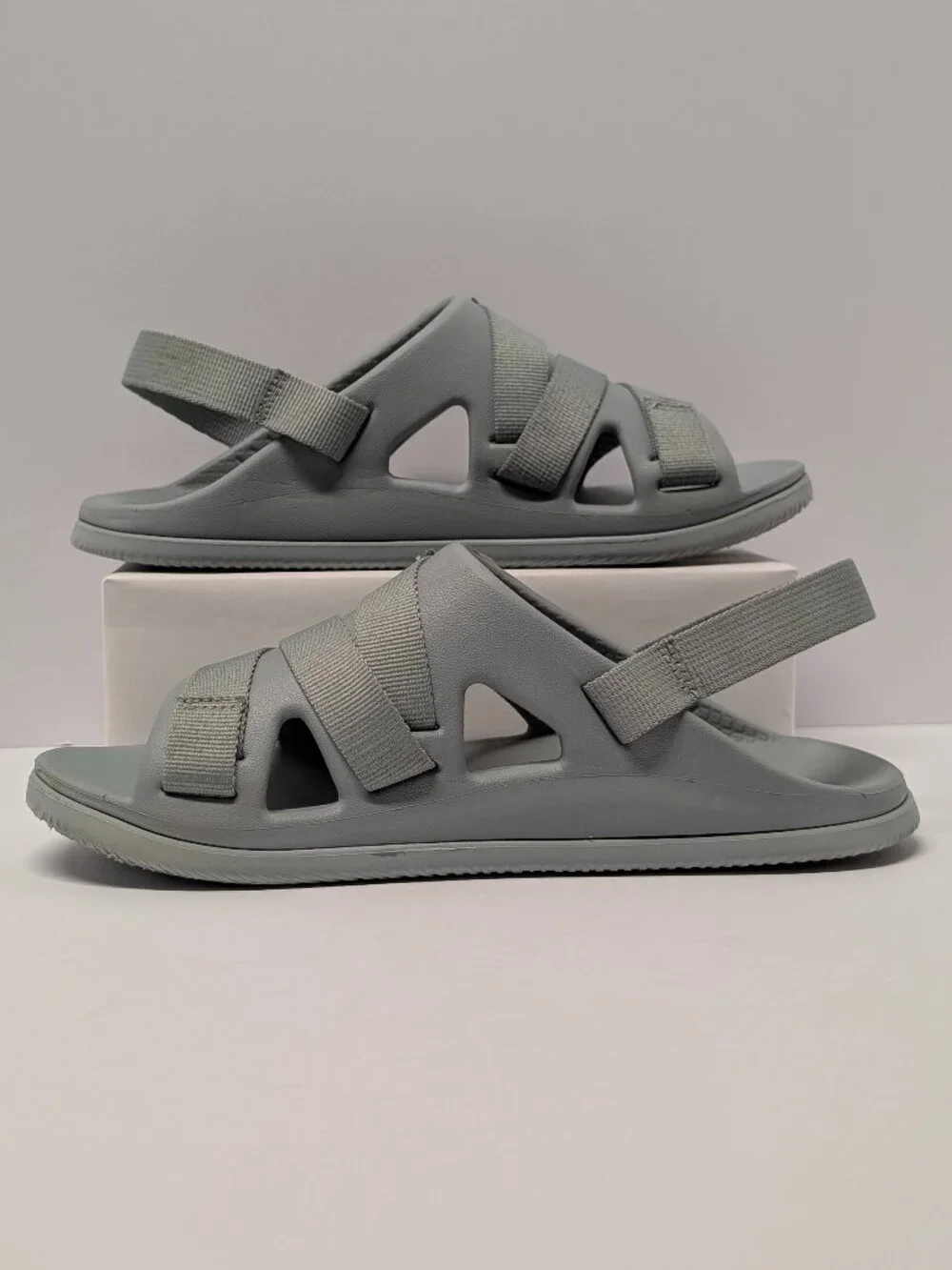 Chaco Women's Chillos Sport Sandals in Aqua-Gray - JCH108614